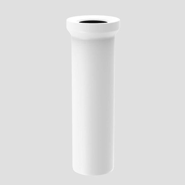 Uni-WC-Anschlusstutzen 400mm weiss aus Kunststoff